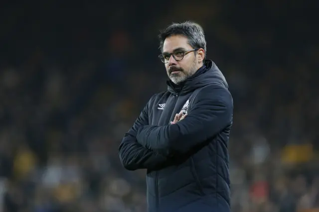 Huddersfield Town boss David Wagner during the Terriers' Premier League game against Wolves