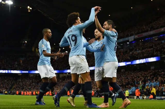 Manchester City celebrate