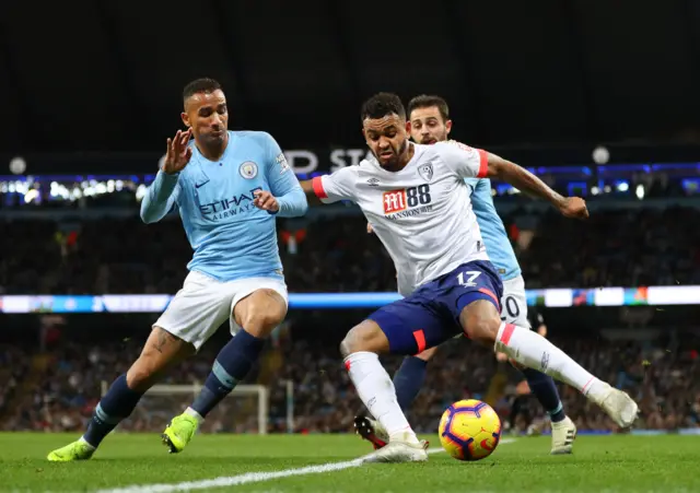 Josh King in action for Bournemouth