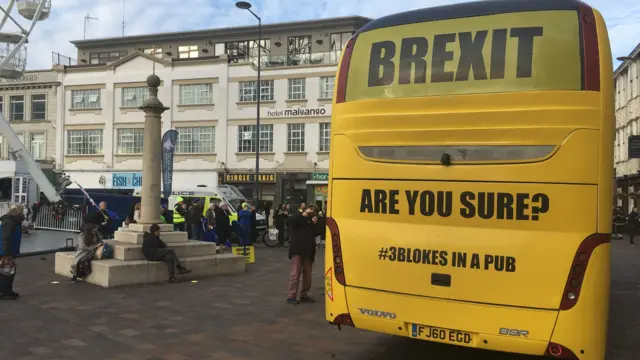 Bollocks to Brexit bus