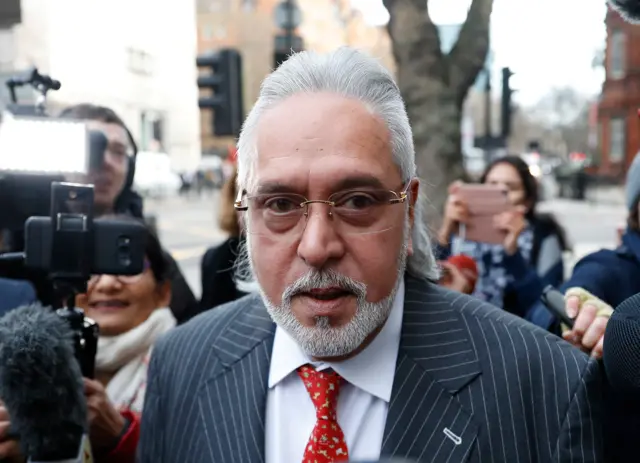 Vijay Mallya arrives at Westminster Magistrates Court in London