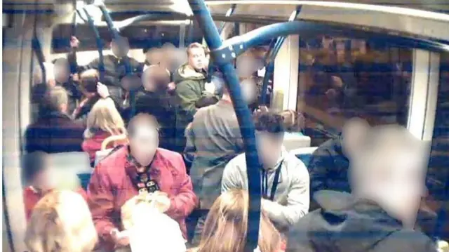 Tram CCTV footage