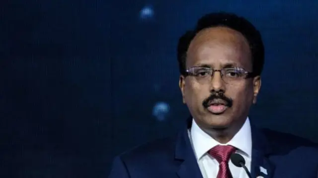 Somalia's President Farmajo pictured in November 2018.