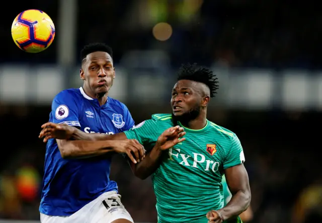 Yerry Mina and Isaac Success