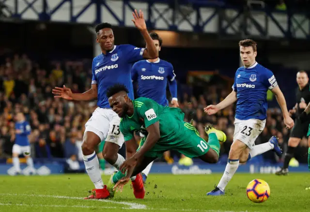 Yerry Mina and Isaac Success