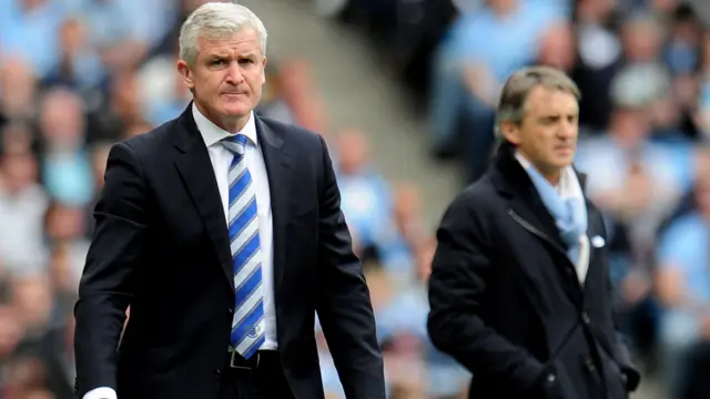 Mark Hughes and Roberto Mancini