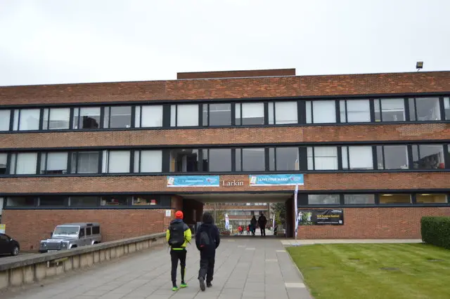 The Larkin building at the University of Hull