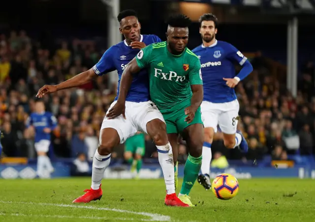 Yerry Mina and Isaac Success