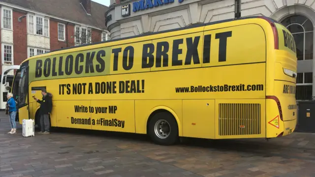 Bollocks to Brexit bus