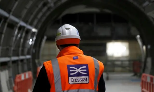 Crossrail worker