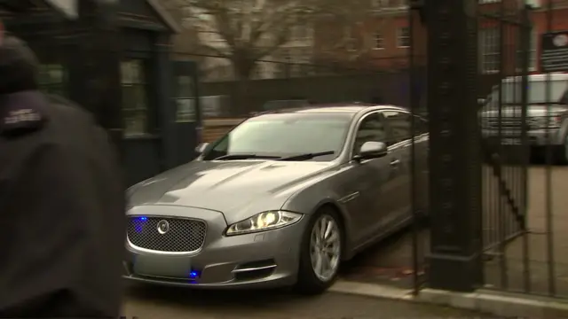 Theresa May's car