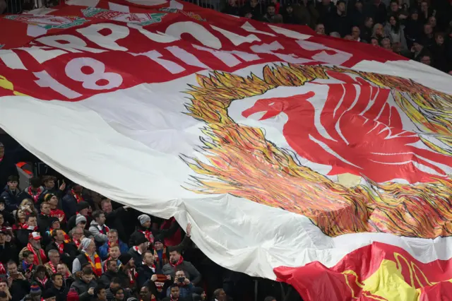 Fans at Anfield