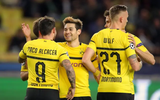 Borussia Dortmund celebrate