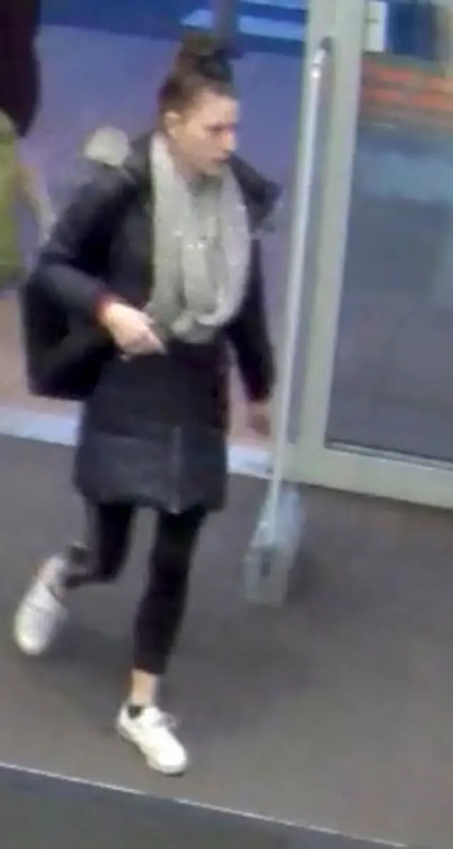 CCTV image of woman police are looking for