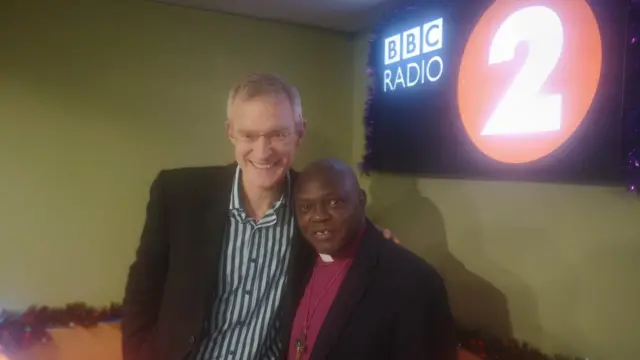 Archbishop John Sentamu with Jeremy Vine