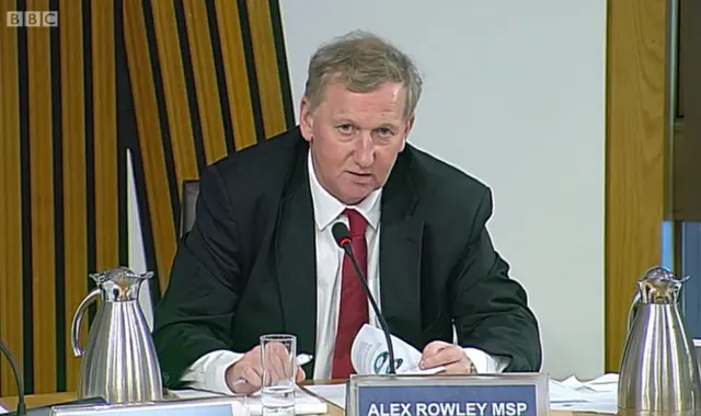 Labour MSP Alex Rowley