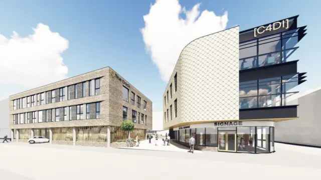 An artist's impression of the development