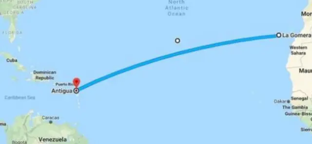 Map of Atlantic
