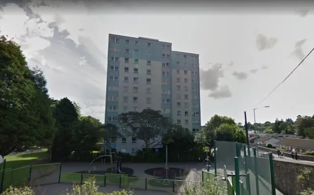 St Austell tower block