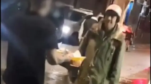 Homeless man