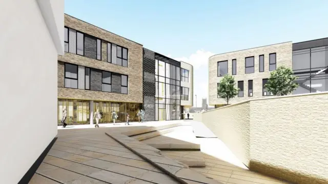 An artist's impression of the development