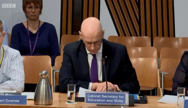 Education Secretary John Swinney