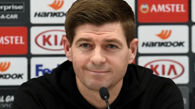 Rangers manager Steven Gerrard