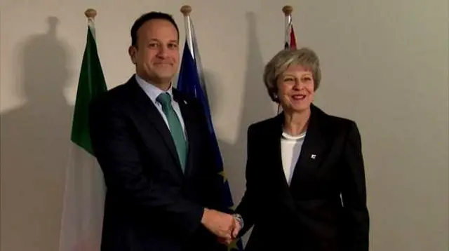 Leo Varadkar and Theresa May