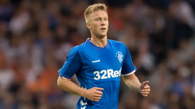 Ross McCrorie starts for Rangers in Austria