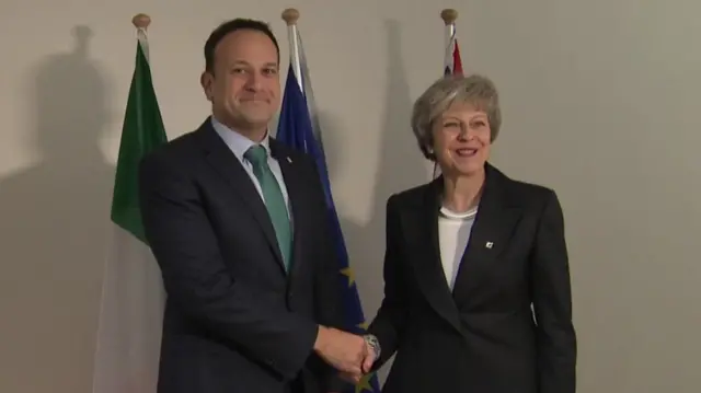 Leo Varadkar and Theresa May