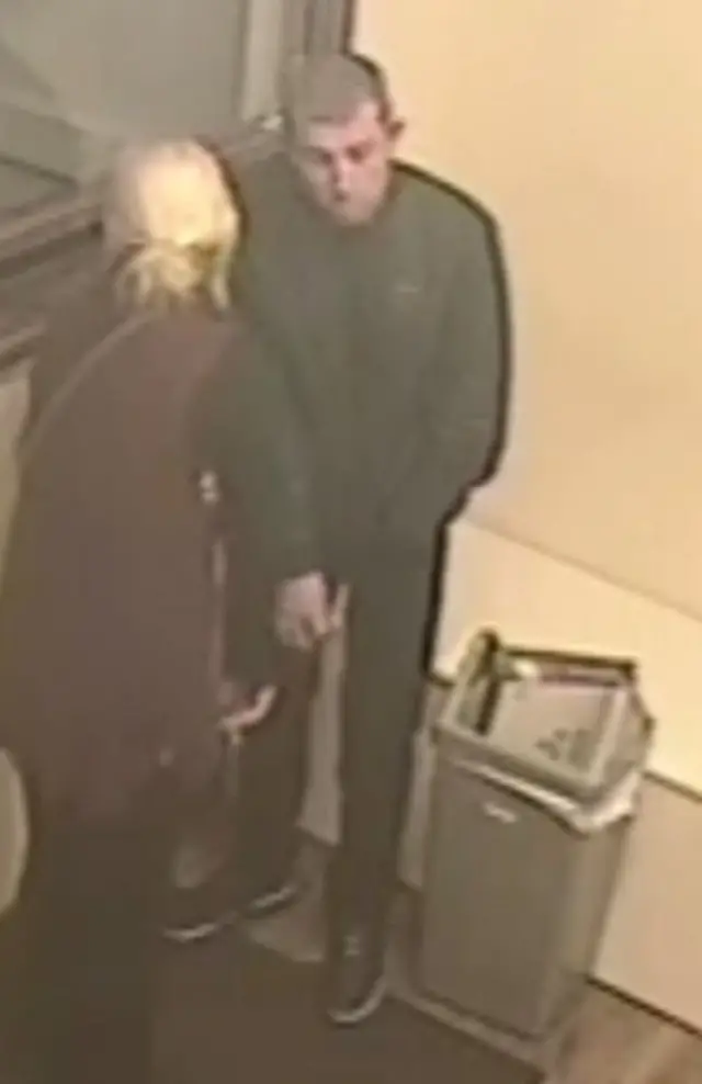 Image of the man police want to talk to