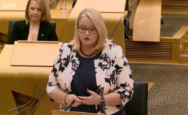 Equalities Minister Chirstina McKelvie