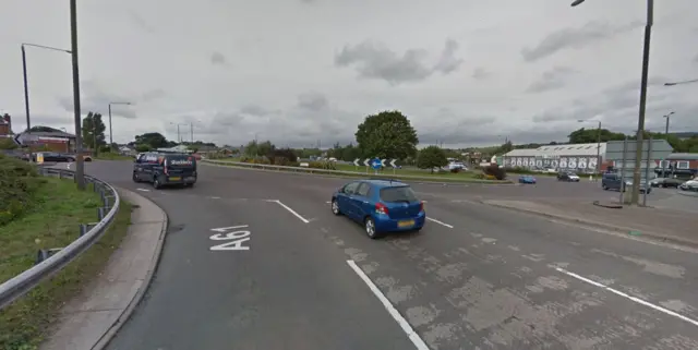 Whittington Moor roundabout