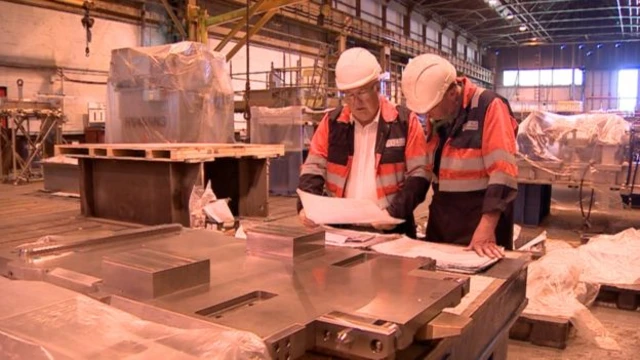 John Coughlan (left) at TSP engineering