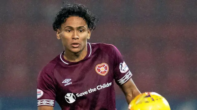 Hearts wing-back Demetri Mitchell