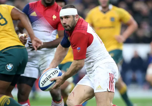 Jean-Marc Doussain in action for France in 2017