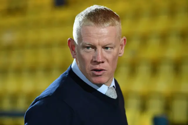 Livingston manager Gary Holt