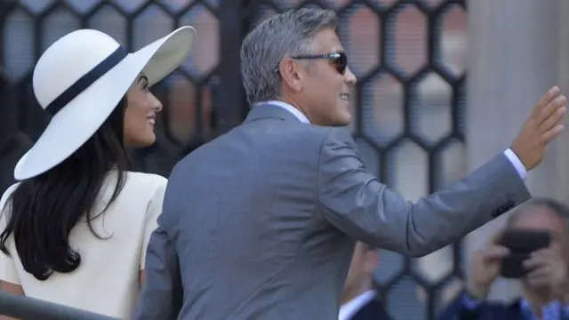 George Clooney and Amal Alamuddin