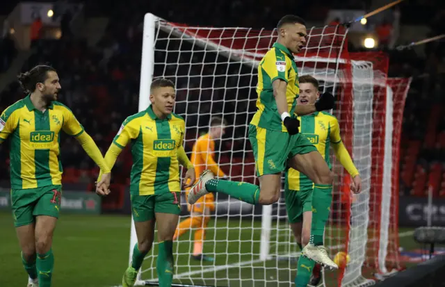 Kieran Gibbs celebrates