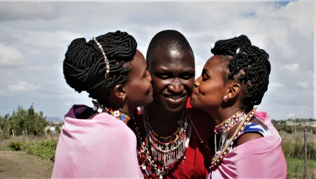 Tom Junior Mako, Elizabeth Simaloi and Joyce Tikoiyan