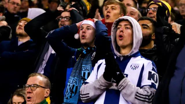 West Brom fans
