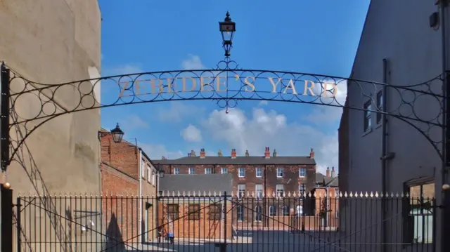 The gates at Zebedee's Yard