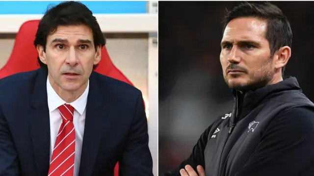 Aitor Karanka (left) and Frank Lampard