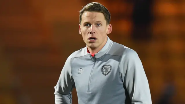 Hearts captain Christophe Berra at Livingston