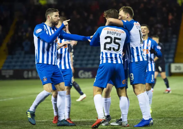 Kilmarnock celebrate