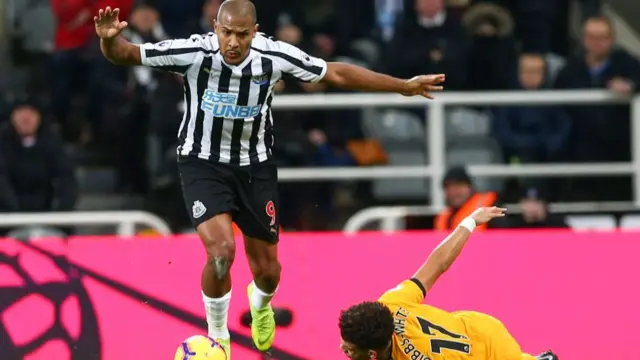 Salomon Rondon in action against Wolves