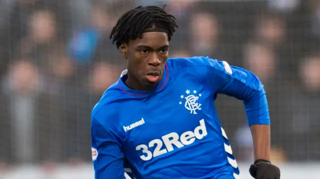 Ovie Ejaria in action for Rangers