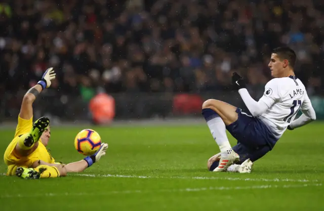 Joe Hart and Eric Lamela