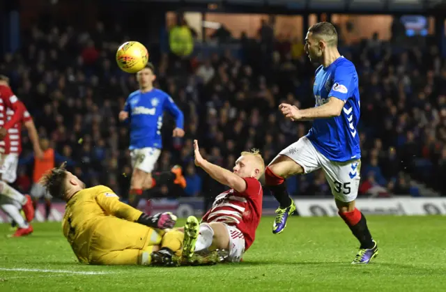 Gary Woods saves to thwart Eros Grezda