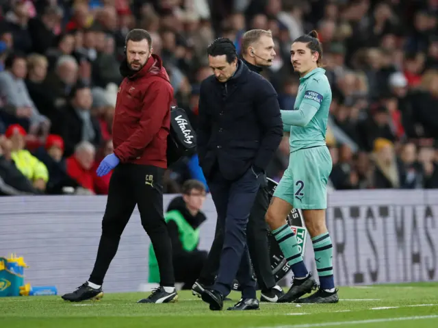 Unai Emery and Hector Bellerin